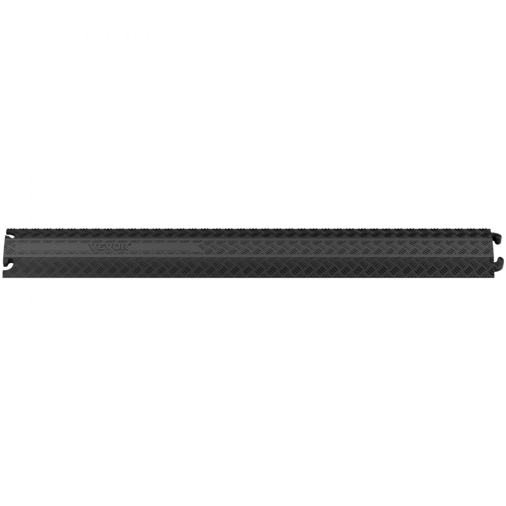 VEVOR Drop Over Cable Cover Ramp, 2,000 lbs/axle Load Capacity, Heavy Duty Cable Hose Protector Ramp, Floor Cord Cover for High Walking Traffic Areas Indoor Outdoor Home Office Warehouse School