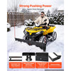 VEVOR Snow Plow Kit 43 in/60 in Width Adjustable Universal Plow Attachment, for Most ATVs and UTVs, Height & Left-Right Adjustable, 3 Mount Options, Steel ATV Scrape Blade, Efficient Snows Clearing