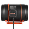 VEVOR Inline Duct Fan, 807 CFM 8 inch EC Motor Ventilation Fan with 3-Speed Circulation, 10-Speed PWM Controller, Timer-Controlled Operation, Cooling for Grow Tents, Indoor Gardening, Hydroponics