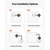 VEVOR 4" Air Filtration Kit, 180 CFM  Inline Duct Fan with Speed Controller, Carbon Filter & Ducting Ventilation System for Heating Cooling Booster, Grow Tents, Hydroponics