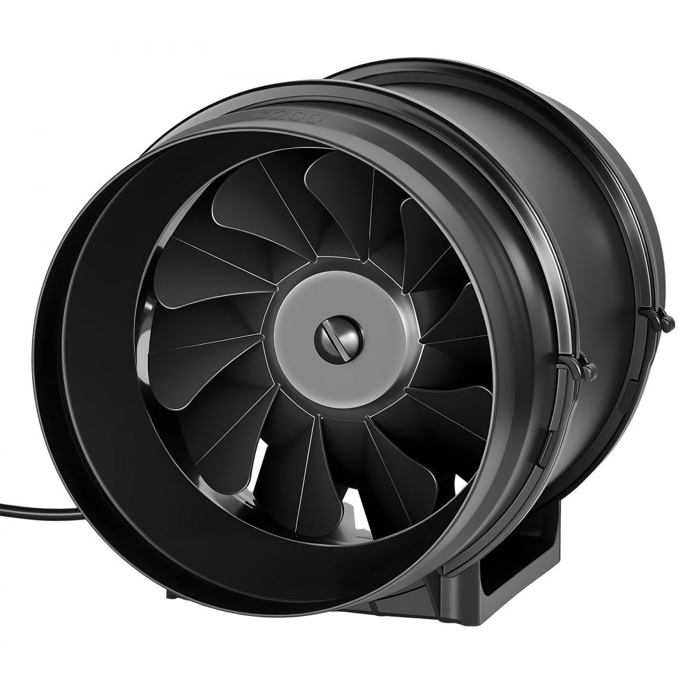 VEVOR 8" Air Filtration Kit, 180 CFM Inline Duct Fan with Speed Controller, Carbon Filter & Ducting Ventilation System for Heating Cooling Booster, Grow Tents, Hydroponics