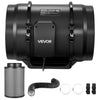 VEVOR 8" Air Filtration Kit, 180 CFM Inline Duct Fan with Speed Controller, Carbon Filter & Ducting Ventilation System for Heating Cooling Booster, Grow Tents, Hydroponics