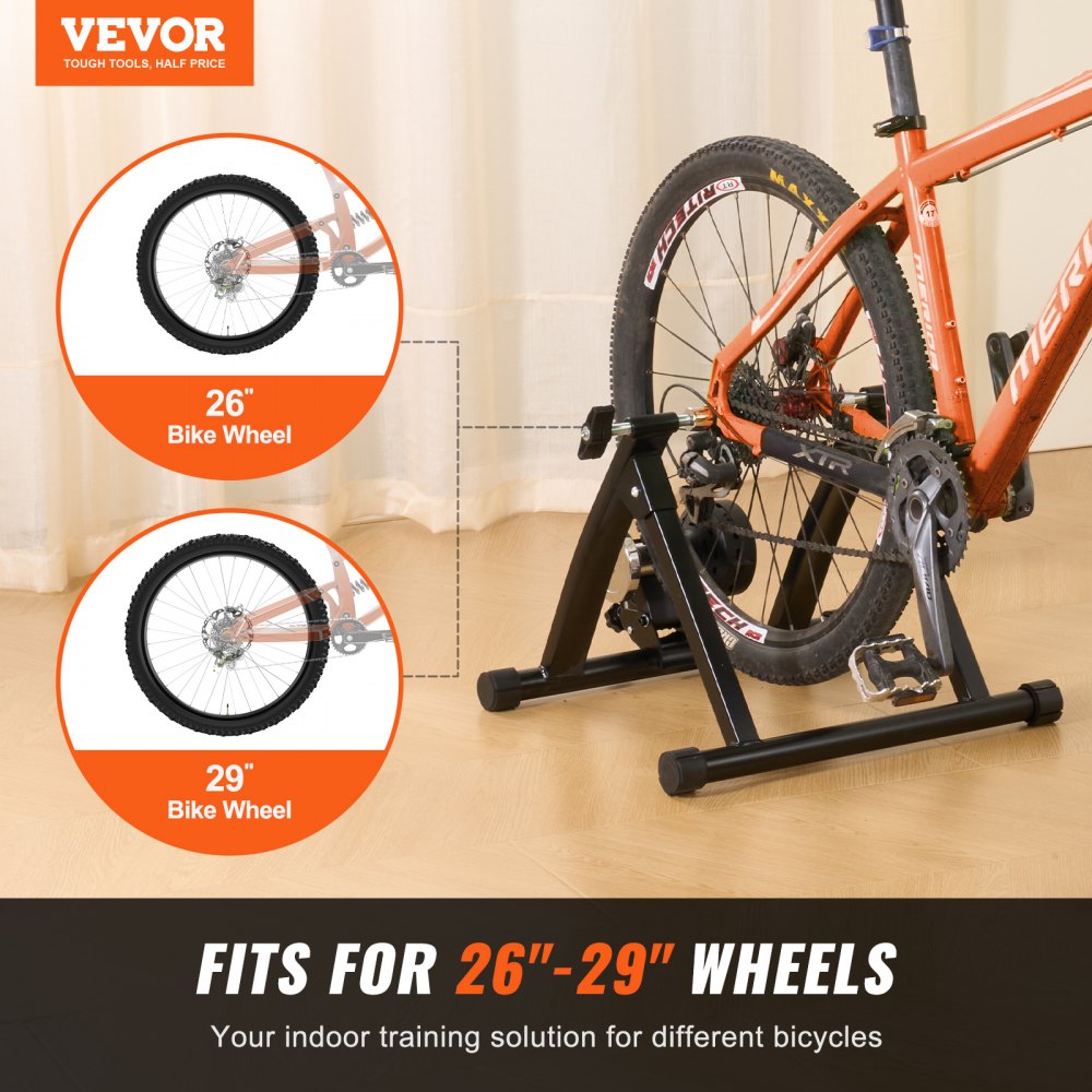 Vevor Bike Trainer Stand Magnetic Indoor Cycling Stand for 26