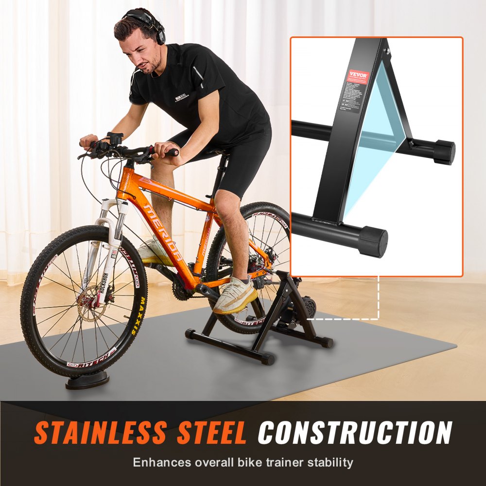 bicycle stand for stationary riding Vevor Bike Trainer Stand Magnetic Indoor Cycling Stand for 26"-29" Whe – FactoryPure