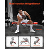 VEVOR Weight Bench, 660lbs Adjustable Weight Bench Press for Full Body Workout, Exercise Sit up Bench for Home Gym Strength Training, Flat Bench with Extended Head/Neck Protection & Quick Folding