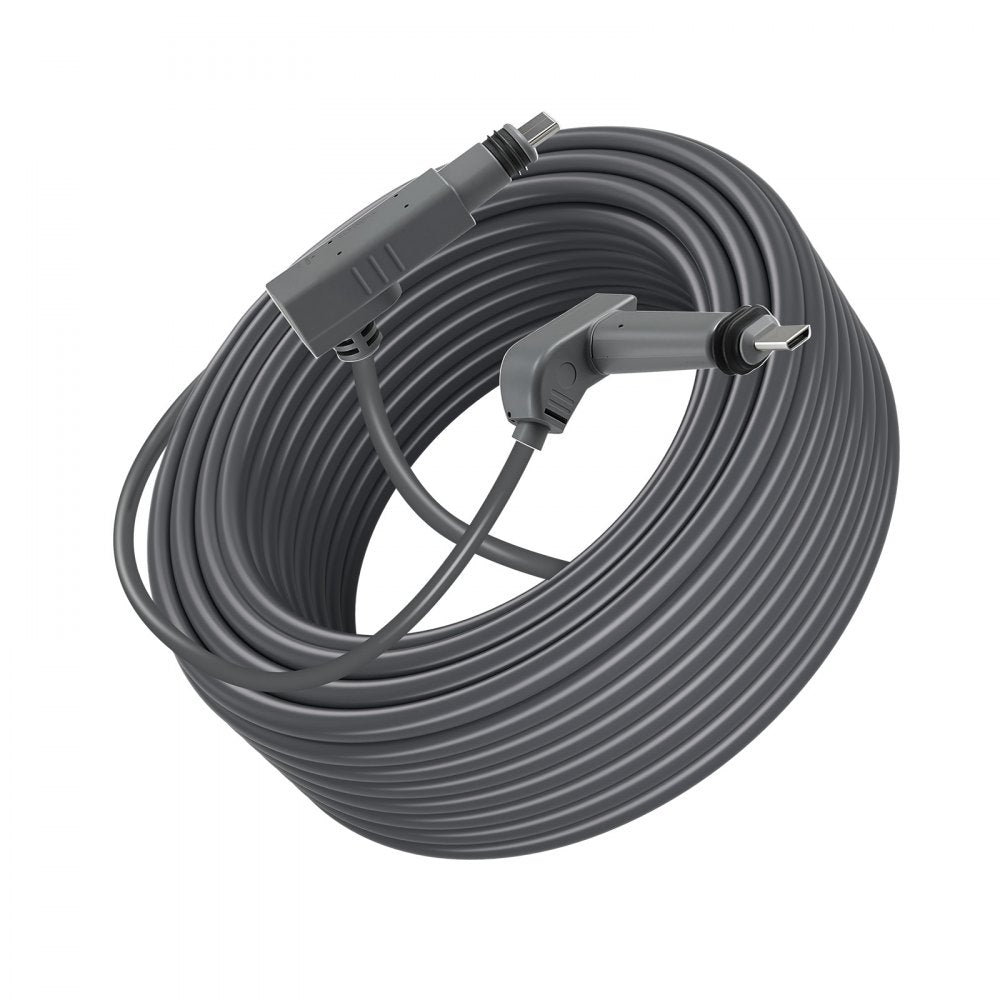 VEVOR Starlink Gen 2 Cable, 32.8 FT, 24 AWG Copper Core, Durable Extension Cable for Standard Generation 2, Compatible with Starlink Rectangular Satellite V2, Flexible Wiring for RV, Backyard Camping