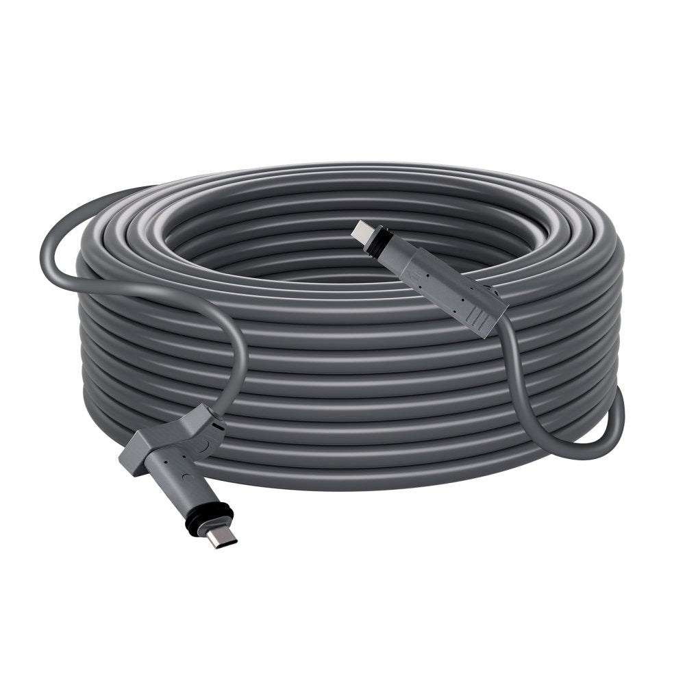 VEVOR Starlink Gen 2 Cable, 32.8 FT, 24 AWG Copper Core, Durable Extension Cable for Standard Generation 2, Compatible with Starlink Rectangular Satellite V2, Flexible Wiring for RV, Backyard Camping