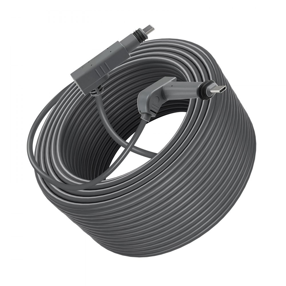 VEVOR Starlink Gen 2 Cable, 75 FT, 24 AWG Copper Core, Durable Extension Cable for Standard Generation 2, Compatible with Starlink Rectangular Satellite V2, Flexible Wiring for RV, Backyard or Camping