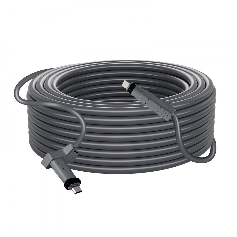 VEVOR Starlink Gen 2 Cable, 150 FT, 24 AWG Copper Core, Durable Extension Cable for Standard Generation 2, Compatible with Starlink Rectangular Satellite V2, Flexible Wiring for RV, Backyard, Camping