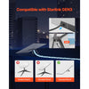 VEVOR Starlink Gen 3 Cable, 100 FT, 24 AWG Copper Core, Durable Extension Cable for Standard Generation 3, Compatible with Starlink Rectangular Satellite V3, Flexible Wiring for RV, Backyard, Camping