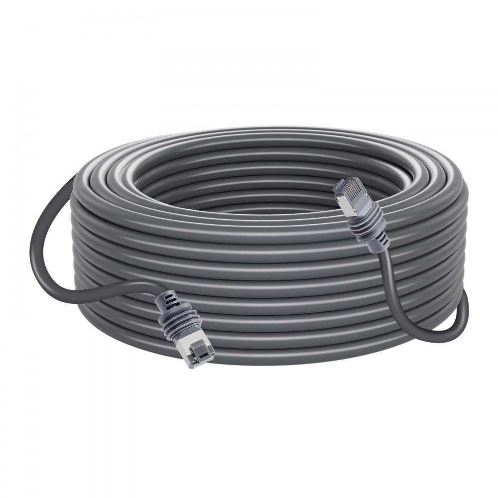 VEVOR Starlink Gen 3 Cable, 150 FT, 26 AWG Copper Core, Durable Extension Cable for Standard Generation 3, Compatible with Starlink Rectangular Satellite V3, Flexible Wiring for RV, Backyard, Camping
