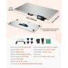 VEVOR Livestock Scale 700LBS, Dog Scales Large Platform 40.6x20.9Inch Stainless Steel Vet Scale Industrial Floor Scale Large Animal Scale Pig Scale Goat Weight Scale Pet Digital Scale