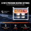 VEVOR 3L Ultrasonic Cleaner with Heater Timer & Basket, Professional Digital Sonic Cavitation Machine, 120W Cleaning Machine for Watch Instruments, Glasses, Coin, Metal Parts, Tool