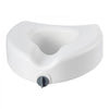 VEVOR Raised Toilet Seat, 350 lbs Capacity, 5-Inch Lift Height, Commode Elevated Toilet Seat Riser with Enlarged Opening for Seniors, Elderly, Handicap, Disabled, Adults, Fits Elongated & Round Bowl