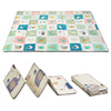 VEVOR Baby Play Mat, 71""x79"" Extra Large Baby Crawling Mat, Non-Slip One-Piece Foam Baby Playmat, Foldable Reversible Floor Mat with Travel Bag, Waterproof Activity Playmat for Babies Toddlers Infants