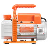 VEVOR Vacuum Pump, 3.5 CFM 1/4 HP, HVAC Single Stage Rotary Vane AC Vacuum Pump, for R134a R22 R410a Systems, 4 Pole Motor, for Automotive Air Conditioner Maintenance Resin Degassing, Oil Included