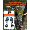 VEVOR Tree Climbing Spikes, Height-Adjustable Tree Climbing Gear with Straps & Padding Cushion, 350 lbs Load Capacity, Heavy Duty Steel Climb Spurs Arborist Equipment for Fruit Picking Hunting