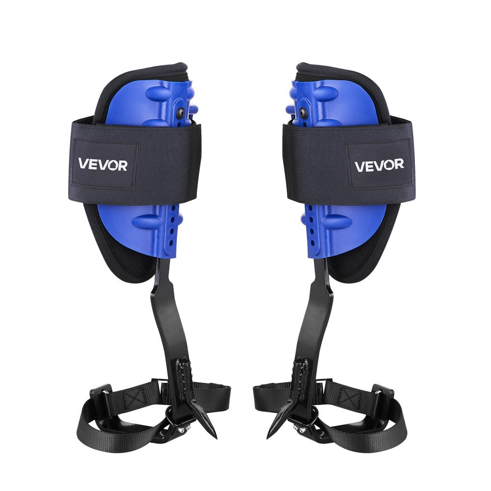 VEVOR Tree Climbing Spikes Set, Height-Adjustable Tree Climbing Gear with Straps & Waist Harness, 350 lbs Load Capacity, Heavy Duty Steel Climb Spurs Arborist Equipment for Fruit Picking Hunting