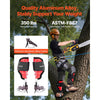 VEVOR Tree Climbing Spikes Set, Height-Adjustable Tree Climbing Gear with Straps & Spike Protectors, 350 lbs Load Capacity, Durable Aluminum Climb Spurs Arborist Equipment for Fruit Picking Hunting
