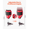 VEVOR Tree Climbing Spikes Set, Height-Adjustable Tree Climbing Gear with Straps & Spike Protectors, 350 lbs Load Capacity, Durable Aluminum Climb Spurs Arborist Equipment for Fruit Picking Hunting
