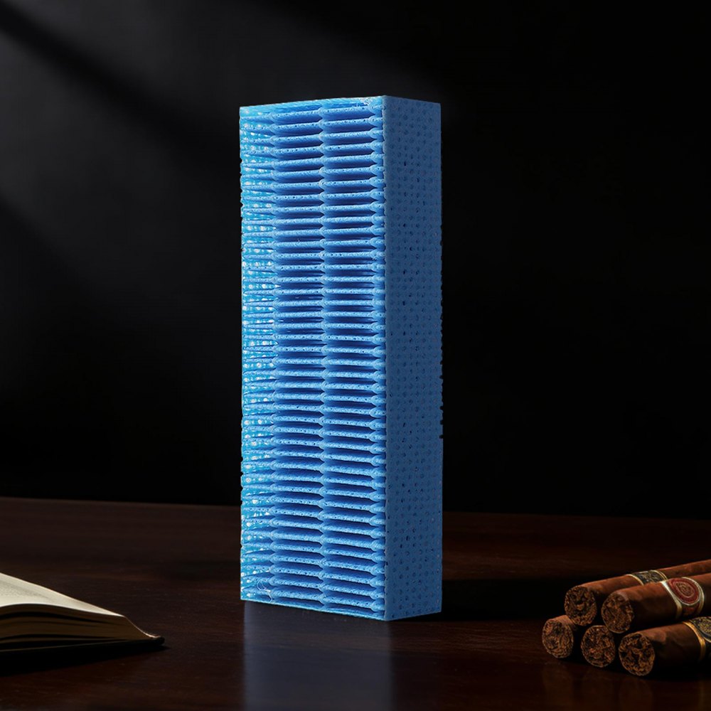 VEVOR Humidifier Replacement Filter, Single Pack Humidifying Pad for CM-50D/CM-80D Cigar Humidor Water Tanks, 3D Multi-Layer Honeycomb Mesh, Cigar Flavor Preservation, Cut-to-Fit for Your Humidor