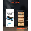 VEVOR Humidifier Replacement Filter, Single Pack Humidifying Pad Compatible with YC-88 Cigar Humidor Water Tank, 3D Multi-Layer Honeycomb Mesh, Cigar Flavor Preservation, Cut-to-Fit for Your Humidor