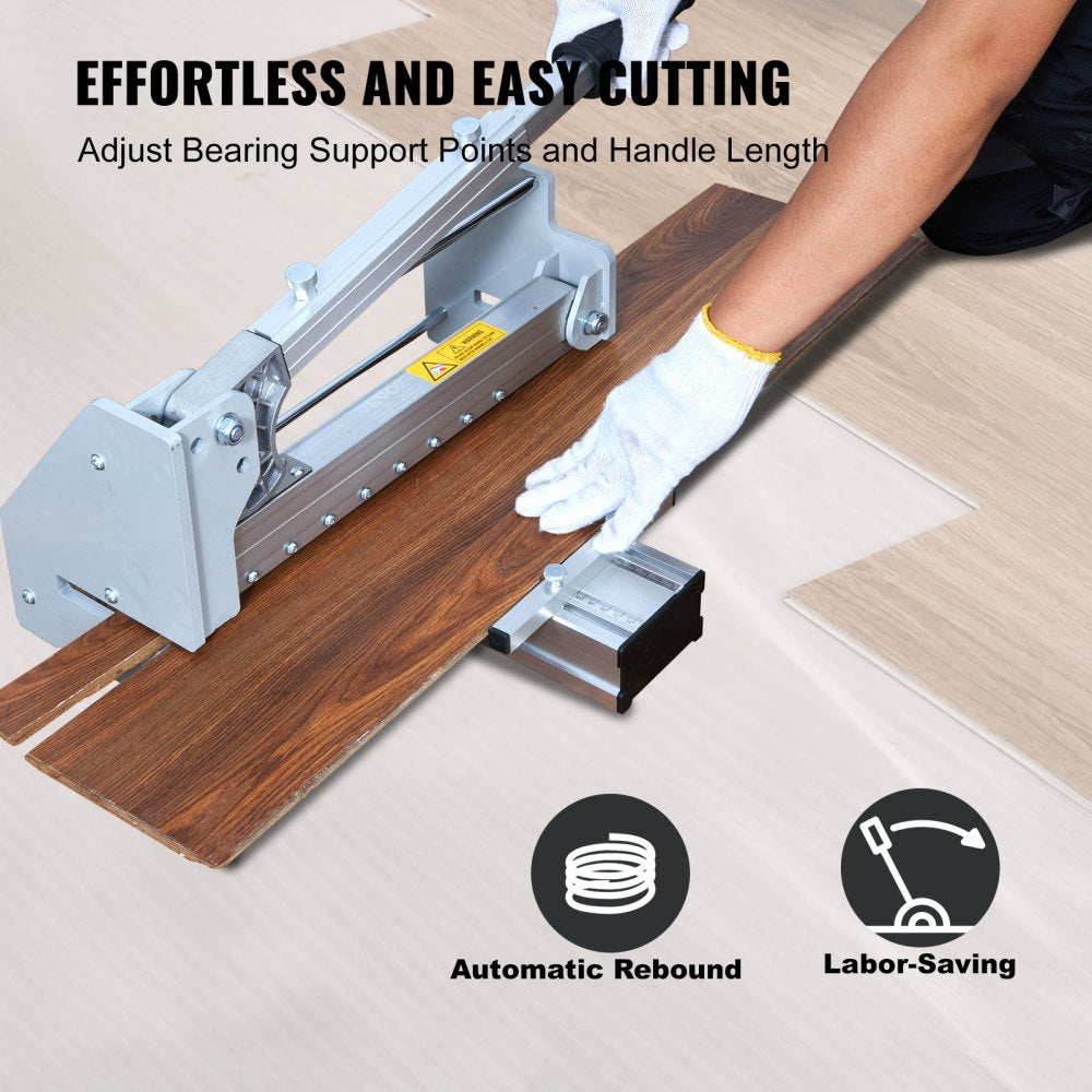 VEVOR Floor Cutter 13 inch, Cuts Vinyl Plank, Laminate, Engineered Hardwood, Siding, 0.47in Cutting Depth Effortless And Easy Cutting, Vinyl Plank Cutter for LVP, WPC, SPC, LVT, VCT, PVC, and More