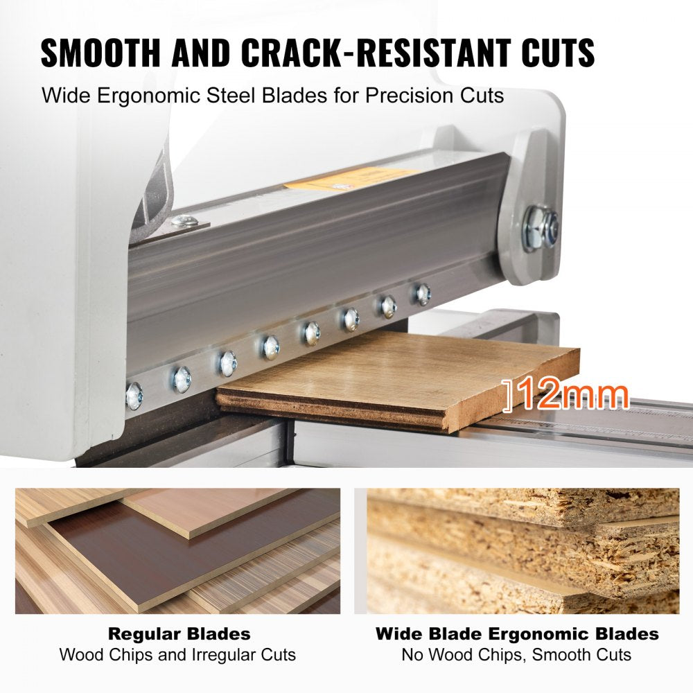 VEVOR Floor Cutter 13 inch, Cuts Vinyl Plank, Laminate, Engineered Hardwood, Siding, 0.47in Cutting Depth Effortless And Easy Cutting, Vinyl Plank Cutter for LVP, WPC, SPC, LVT, VCT, PVC, and More