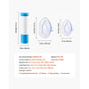 VEVOR Choking Rescue Device, Portable Airway Clear Anti Choking Suction Device with 4 Multi-size Masks and 1 Storage Bag, First Aid Kit for Removing Blocked Objects, for Home, School, Travel