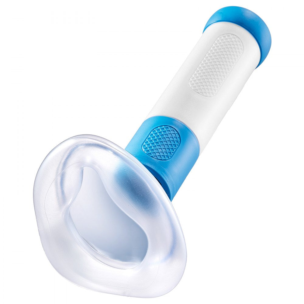 VEVOR Choking Rescue Device, Portable Airway Clear Anti Choking Suction Device with 4 Multi-size Masks and 1 Storage Bag, First Aid Kit for Removing Blocked Objects, for Home, School, Travel