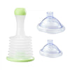 VEVOR Choking Rescue Device, Portable Airway Clear Anti Choking Suction Device with 2 Multi-size Masks and 1 Storage Bag, First Aid Kit for Removing Blocked Objects, for Home, School, Travel