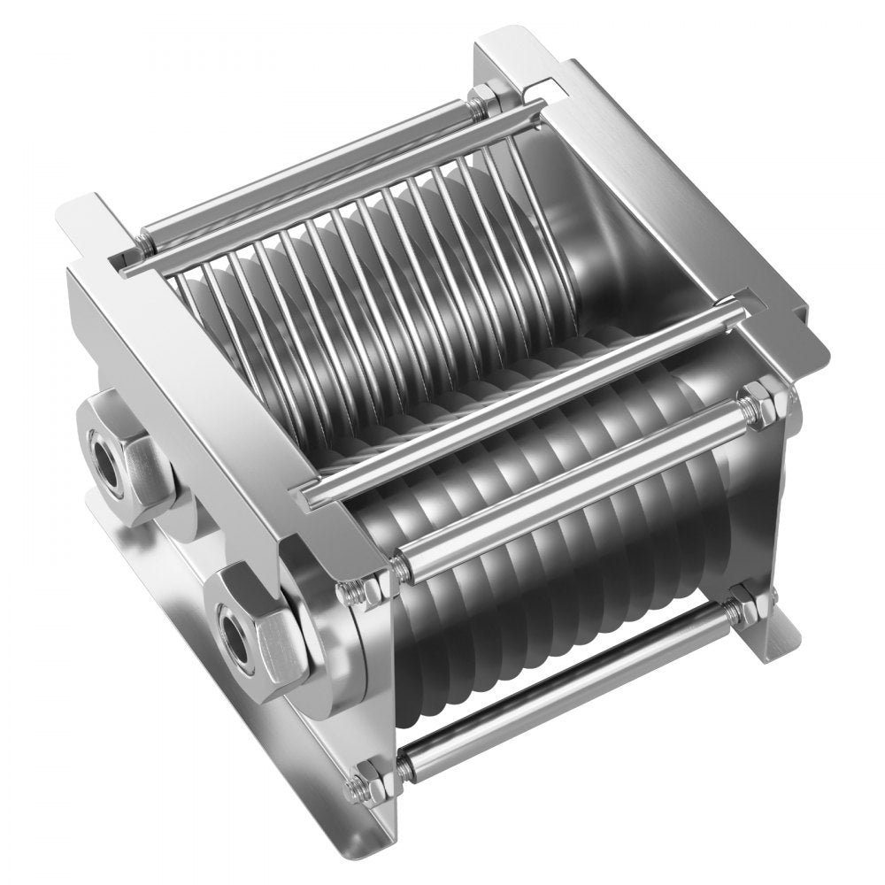 VEVOR Meat Cutter Machine Blade, 7 mm Blade for Commercial Meat Cutter, One Set Blade for SJY-DQ90 Meat Cutting Machine, Stainless Steel, Cutter Slicer Blade Set for Boneless Meat, Soft Vegetables