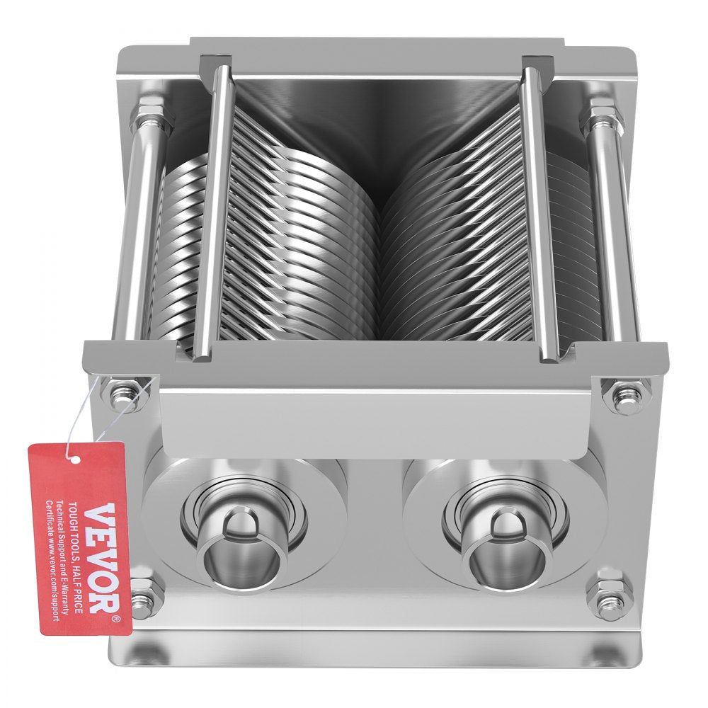 VEVOR Meat Cutter Machine Blade, 5 mm Blade for Commercial Meat Cutter, One Set Blade for SJY-DQ90 Meat Cutting Machine, Stainless Steel, Cutter Slicer Blade Set for Boneless Meat, Soft Vegetables