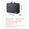 VEVOR Fireproof Document Box, 1832 ℉ Heat Insulated Fireproof & Waterproof Box with Lock, Portable Multi-Layer Home Office Travel File Storage Organizer, for Passports, Important Documents, Files