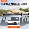 VEVOR Van Roof Ladder Rack, 2 Bars Alloy Steel Roof Racks, 500 LBS Capacity Roof Rack, Adjustable Length 35.8"-52.4", Van Ladder Rack Compatible with Chevrolet Express, GMC Savana, etc, Drilling Mount