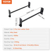 VEVOR Van Roof Ladder Rack, 2 Bars Alloy Steel Roof Racks, 500 LBS Capacity Roof Rack, Adjustable Length 35.8"-52.4", Van Ladder Rack Compatible with Chevrolet Express, GMC Savana, etc, Drilling Mount