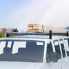 VEVOR Van Roof Ladder Rack, 2 Bars Alloy Steel Roof Racks, 500 LBS Capacity Roof Rack, Adjustable Length 35.8"-52.4", Van Ladder Rack Compatible with Chevrolet Express, GMC Savana, etc, Drilling Mount