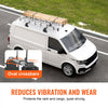 VEVOR Trailer Ladder Rack, 60" 2 Crossbars Ladder Roof Rack, Heavy-duty Steel Van Roof Ladder Rack, 500 lbs Capacity Van Ladder Rack, Fit for Universal Truck Roofs