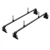 VEVOR Trailer Ladder Rack, 60" 2 Crossbars Ladder Roof Rack, Heavy-duty Steel Van Roof Ladder Rack, 500 lbs Capacity Van Ladder Rack, Fit for Universal Truck Roofs