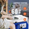 VEVOR Pottery Wheel for Adults and Beginners, 350W, 11in Clay Wheel Forming Machine, Adjustable 0-300RPM Speed Handle and Pedal Control, ABS Detachable Basin, Accessory Kit for Craft DIY, Blue Updated