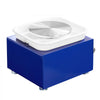 VEVOR Mini Pottery Wheel, for Kids or Beginners, 2 Turntables 2.6in/3.9in Ceramic Wheel Machine, Adjustable 0-300RPM Speed ABS Detachable Basin, 17 Pottery Accessories, Work Art Craft DIY, 30W, Blue