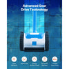 VEVOR Suction Pool Cleaner, Automatic Pool Vacuum Cleaner, Suction Side Automatic Pool Cleaner, Suction Vacuum Pool Sweeper with 2 Wheels, for In-ground Pool and Above-ground Pool Up to 20 x 40 ft