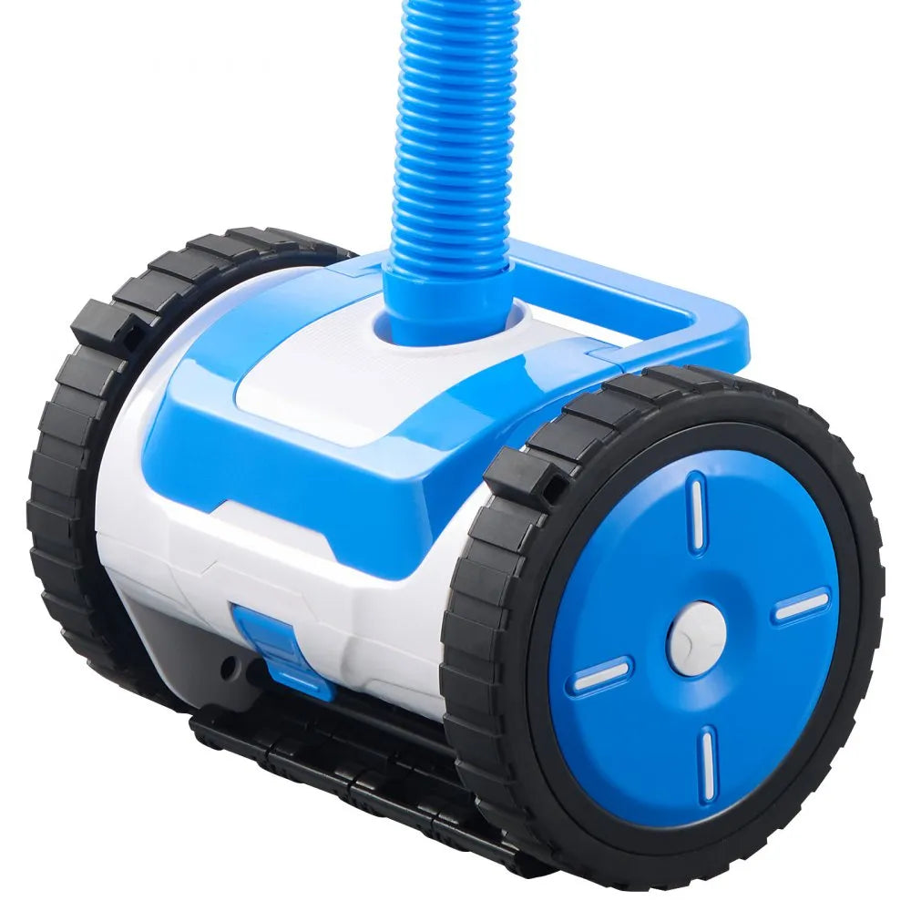 VEVOR Suction Pool Cleaner, Automatic Pool Vacuum Cleaner, Suction Side Automatic Pool Cleaner, Suction Vacuum Pool Sweeper with 2 Wheels, for In-ground Pool and Above-ground Pool Up to 20 x 40 ft