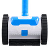 VEVOR Suction Pool Cleaner, Automatic Pool Vacuum Cleaner, Suction Side Automatic Pool Cleaner, Suction Vacuum Pool Sweeper with 2 Wheels, for In-ground Pool and Above-ground Pool Up to 20 x 40 ft