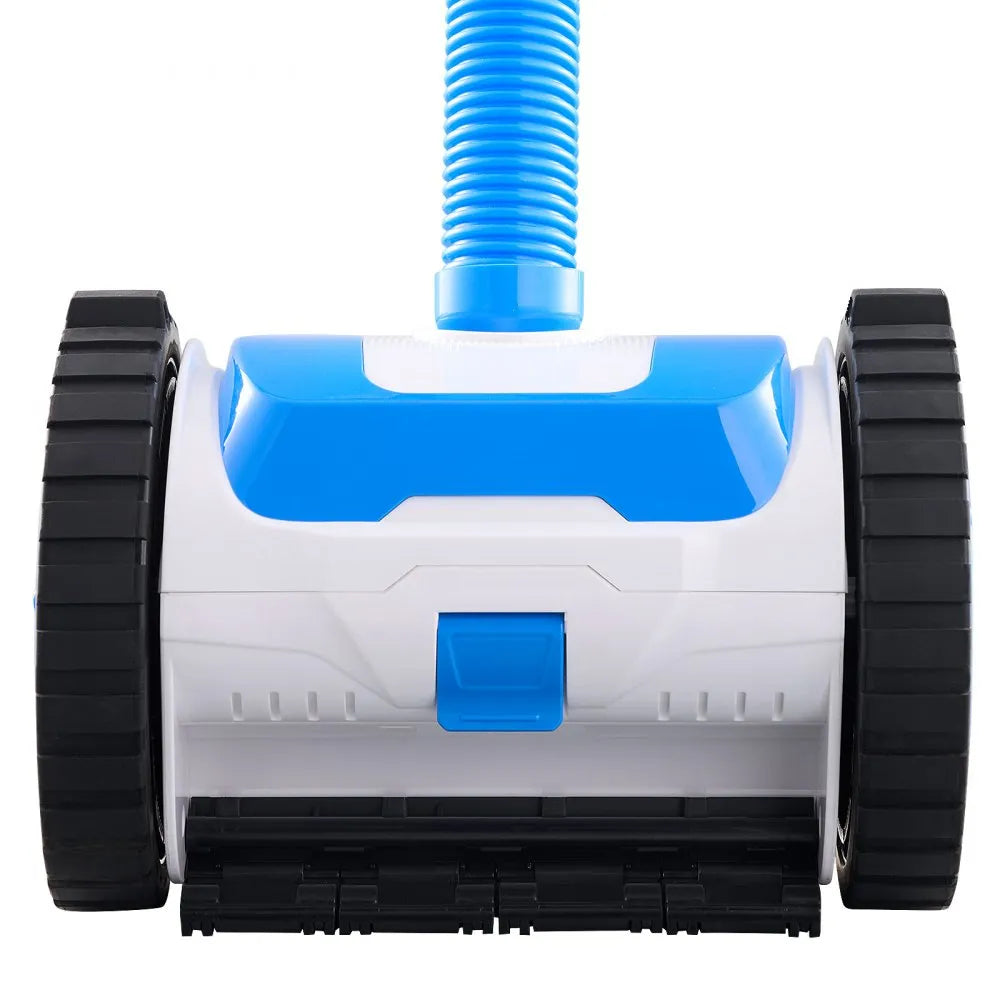 VEVOR Suction Pool Cleaner, Automatic Pool Vacuum Cleaner, Suction Side Automatic Pool Cleaner, Suction Vacuum Pool Sweeper with 2 Wheels, for In-ground Pool and Above-ground Pool Up to 20 x 40 ft