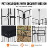 VEVOR Dog Playpen, 8 Pcs 30"H x 24"W Panels Foldable Metal Pet Exercise Pen, Dog Fence Indoor and Outdoor Pen with Door, 600D Oxford Fabric Top Cover, Pet Playpen for Dogs, Cats, Other Small Animals