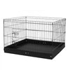 VEVOR Dog Playpen, 4 Pcs 24 x 36 in Panels Foldable Metal Pet Exercise Pen, Dog Fence Indoor and Outdoor Pen with Door, Top Cover, and Bottom Pad, Pet Playpen for Dogs, Cats and Other Small Animals