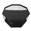 VEVOR Dog Playpen, 8 Pcs 30"H x 24"W Panels Foldable Metal Pet Exercise Pen, Dog Fence Indoor and Outdoor Pen with Door, Bottom Pad and Top Cover, Pet Playpen for Dogs, Cats, Other Small Animals