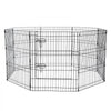 VEVOR Dog Playpen, 8 Pcs 30"H x 24"W Panels Foldable Metal Pet Exercise Pen, Dog Fence Indoor and Outdoor Pen with Door, Bottom Pad and Top Cover, Pet Playpen for Dogs, Cats, Other Small Animals