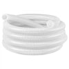VEVOR Suction Hose 2" x 25 ft Heavy Duty PVC Suction Pump Hose Assembly, for Swimming Pools Trash Pump, Water Transfer, High Pressure Resistance, Weather-Proof & Burst-Resistant, with Clamps, White